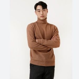 LEMAIRE Mens Mohair Wool Blend Turtleneck